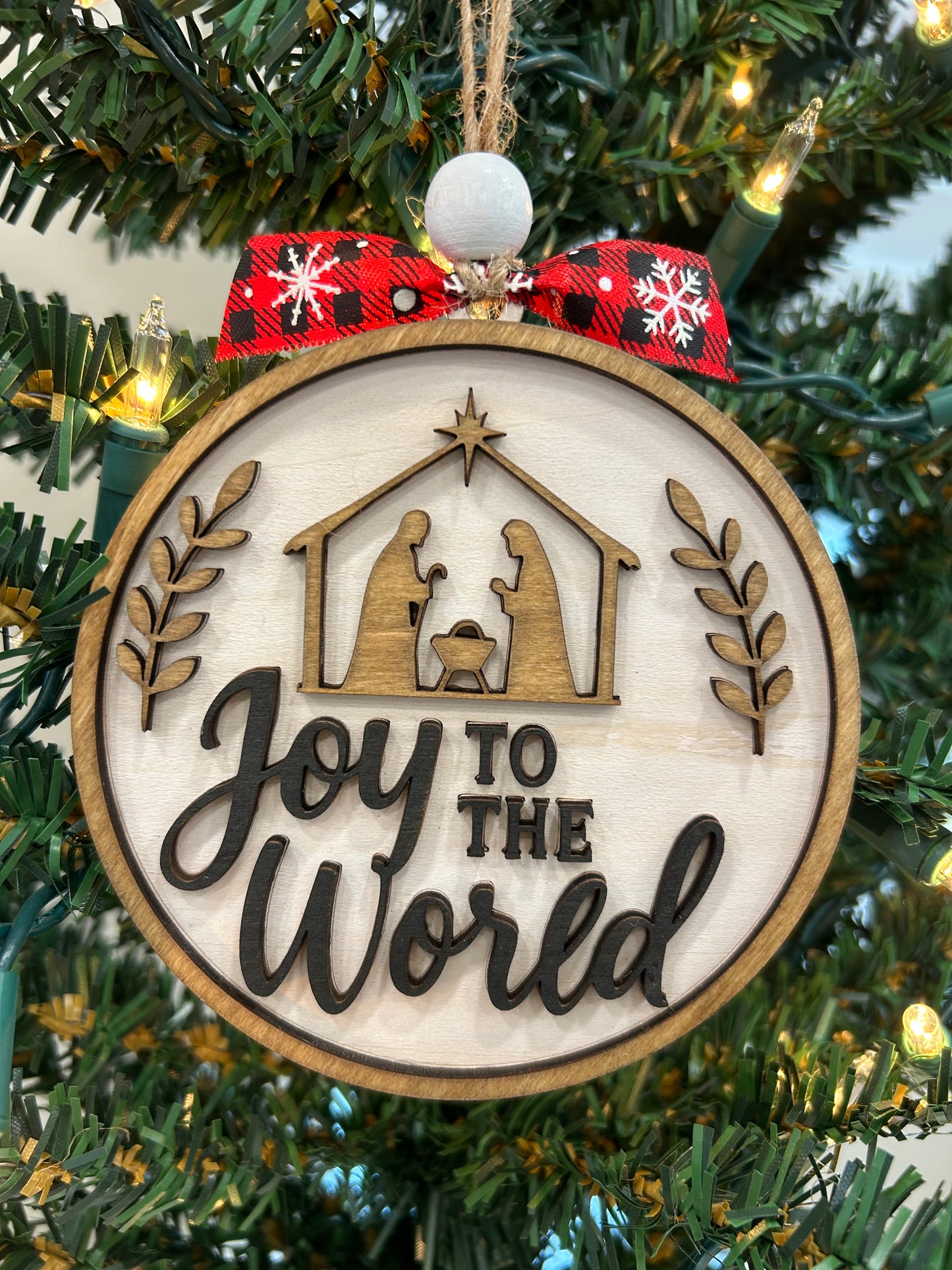 Joy to the world ornament
