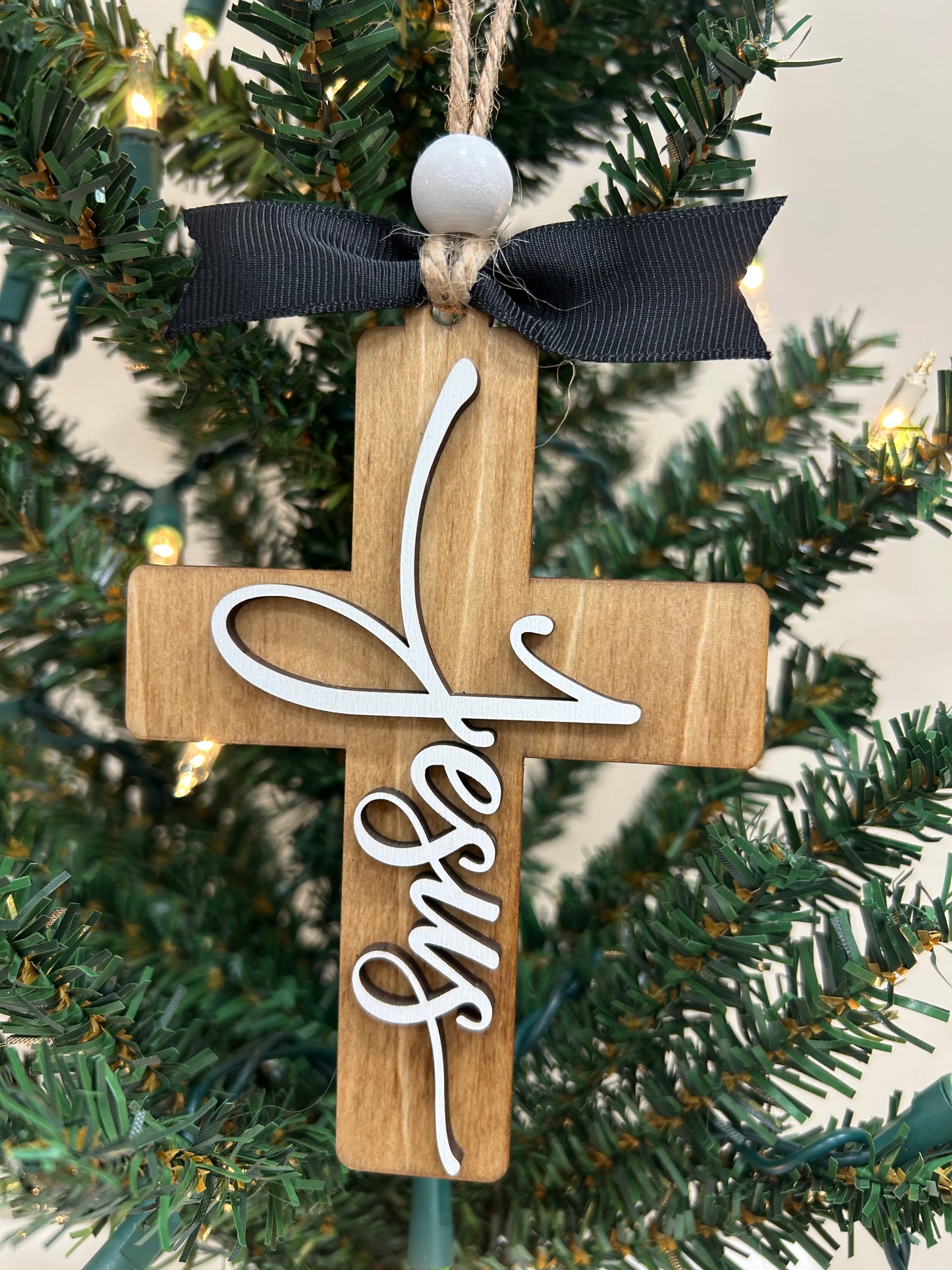 Jesus cross ornament