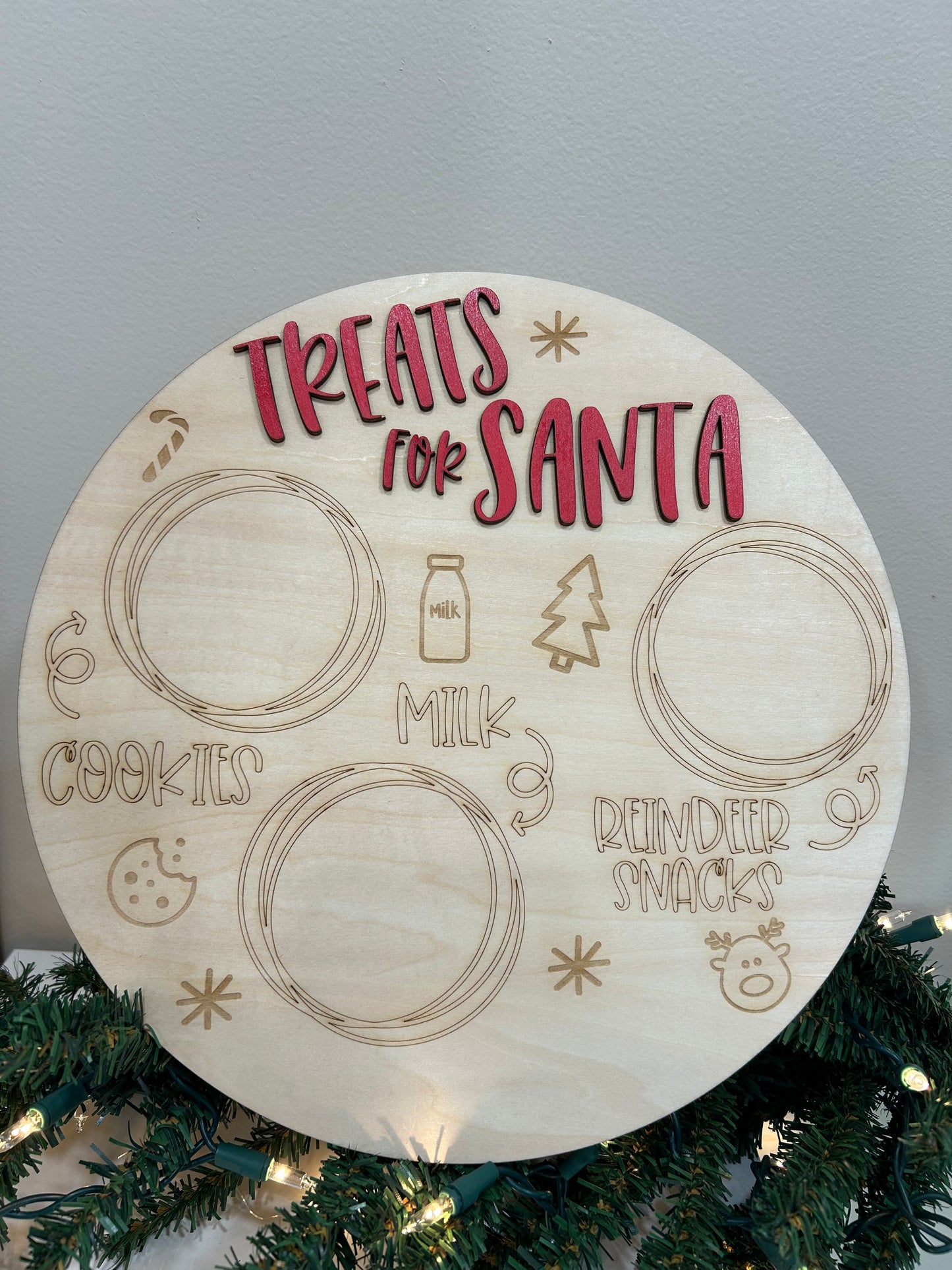 Treats for Santa tray