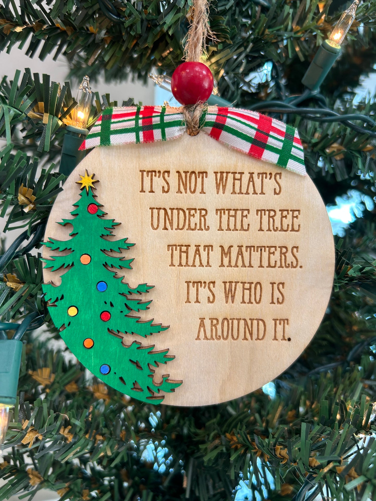 It’s not what it’s under the tree ornament