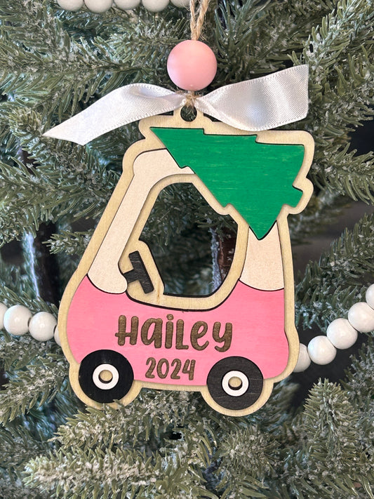 Little Tikes Girl Car Ornament