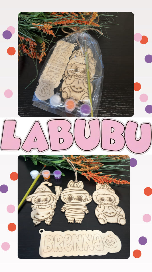 DIY Labubu Halloween paint sets