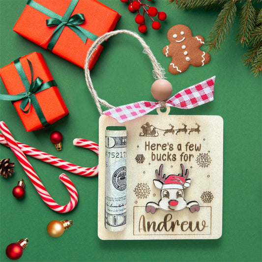 Buck Money Holder Ornament