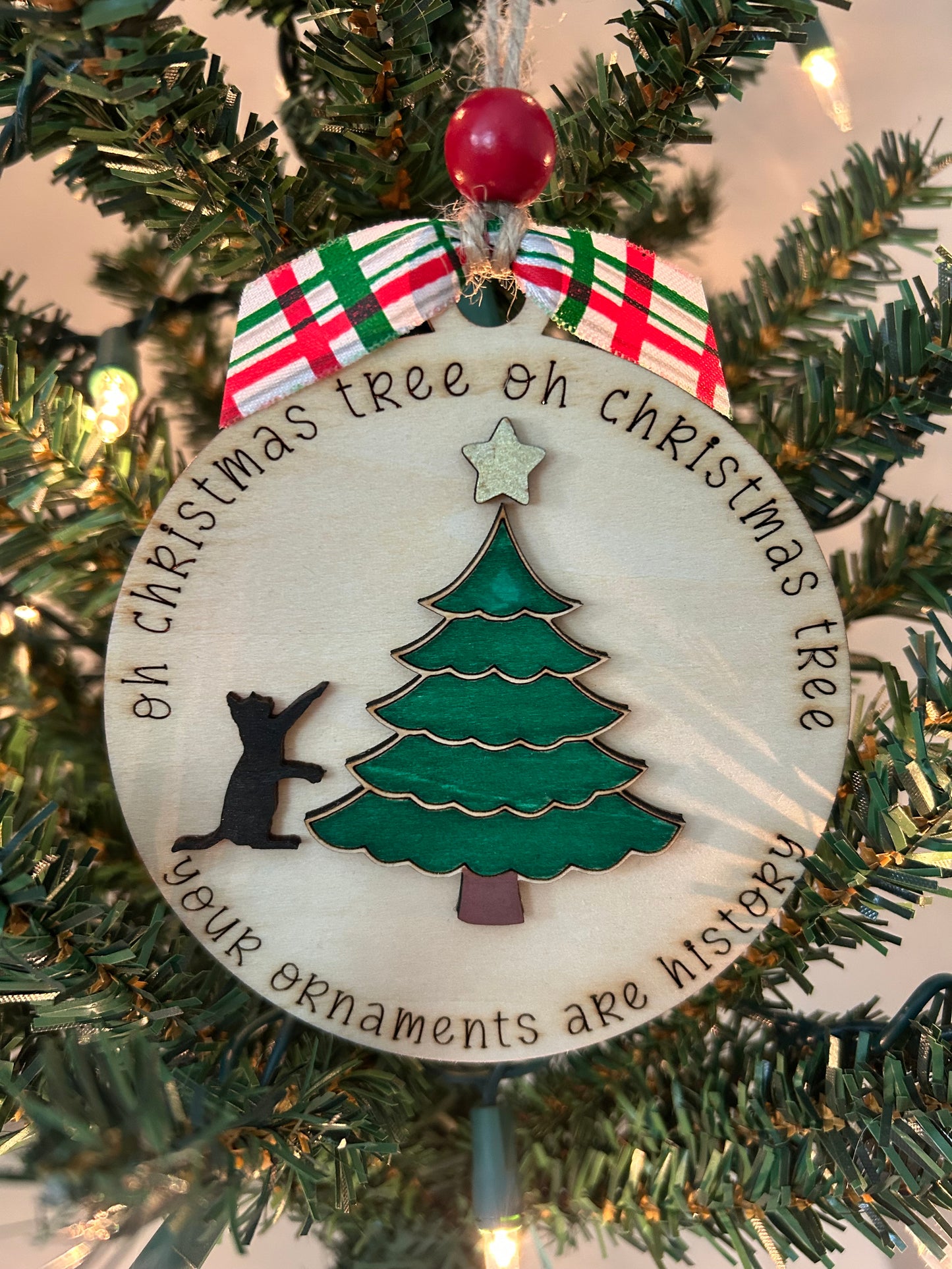 Your ornaments are history