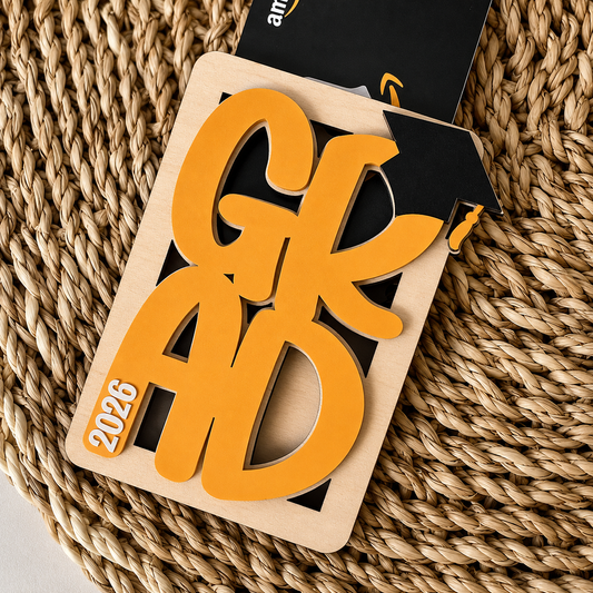 Graduation gift card holder