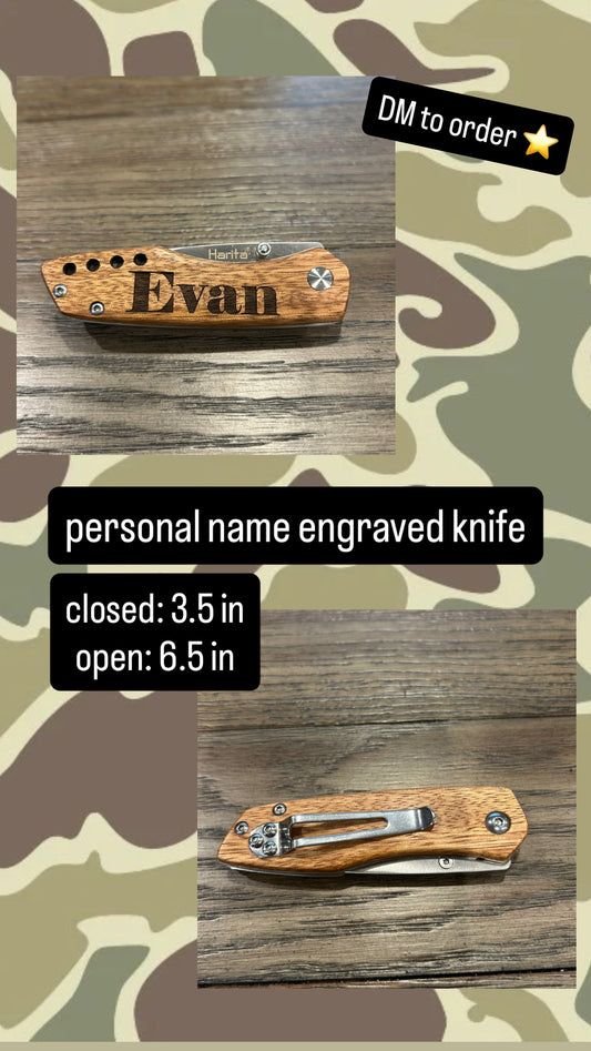 Personalized Pocket Knife
